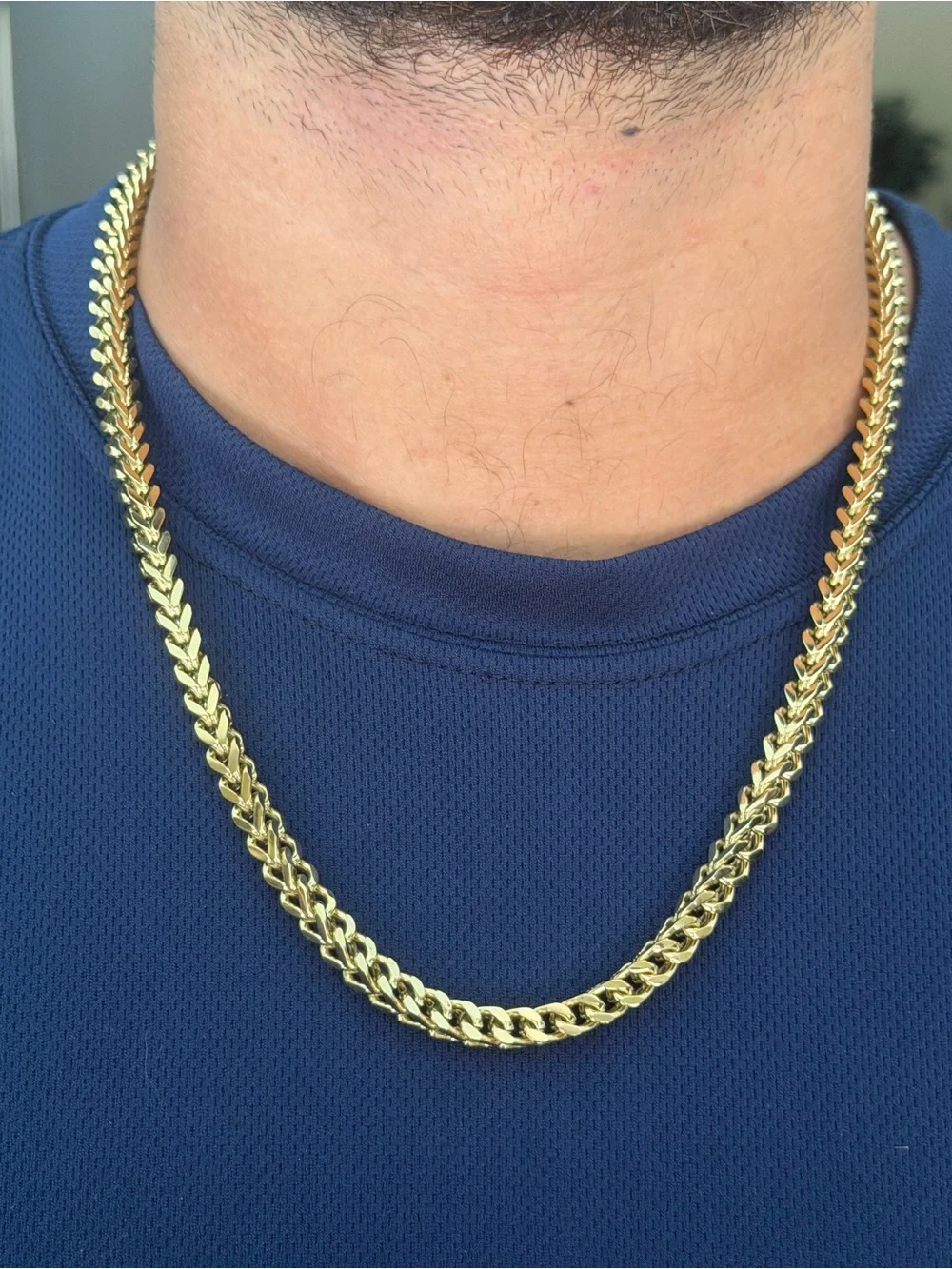 Gold Chain Necklace - Classic Cuban Link